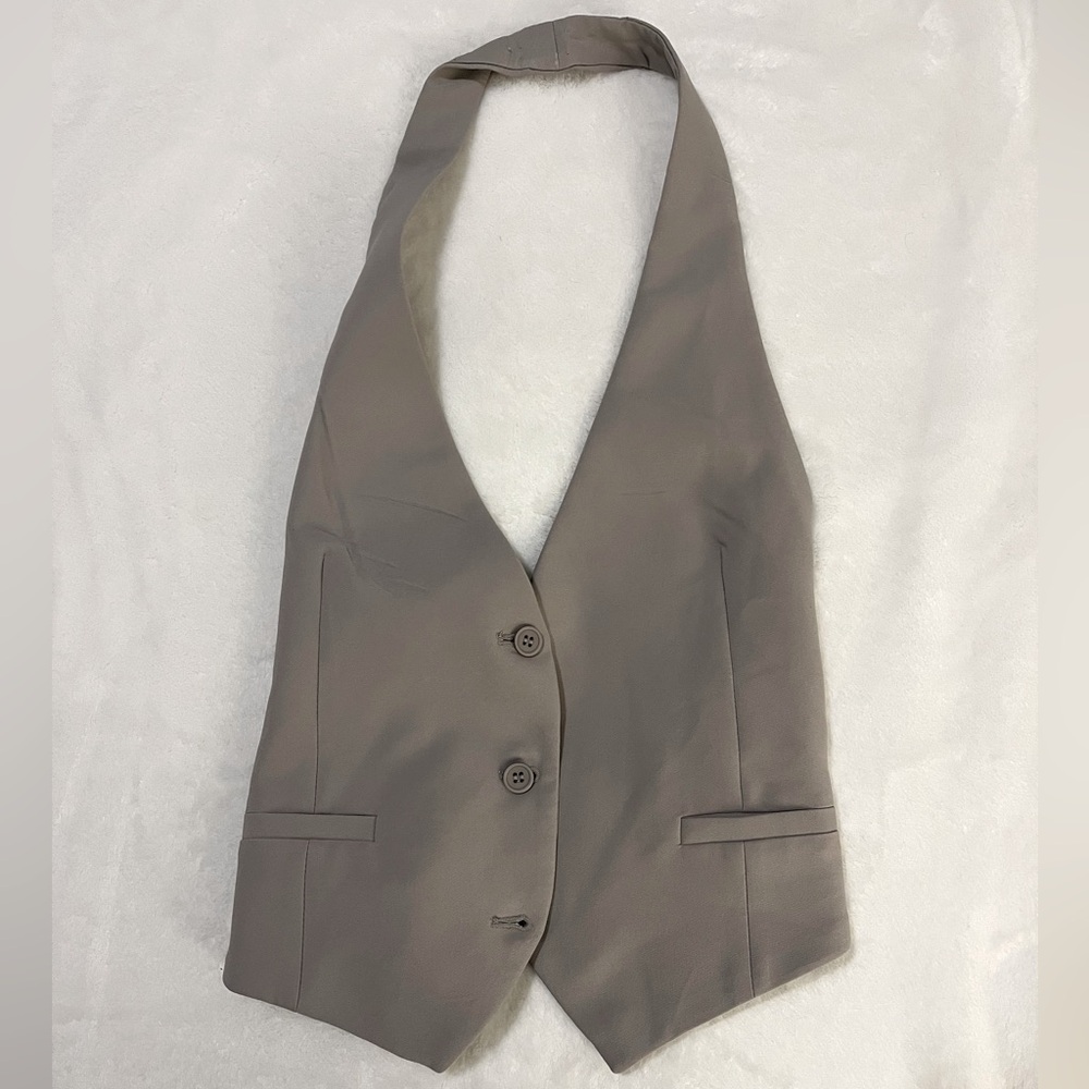 Button Down Vest Top